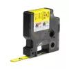 Etiquetas termorretráteis DYMO Rhino Industrial para cabos | 9 mm x 1,5 m | Preto sobre amarelo | para impressoras de etiquetas Rhino