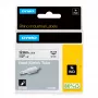 Tubos de etiquetas DYMO Rhino Industrial Heat-Shrink para cabos | 12 mm x 1,5 m | Impressão preta sobre branco | para etiquetadoras Rhino