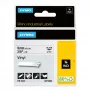 Etiquetas de vinil DYMO Rhino Industrial | 9 mm x 5,5 m | Impressão preta sobre branco | Autoadesivas | para impressoras de etiquetas Rhino e LabelManager