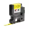 Etiquetas DYMO Rhino Industrial de nylon flexível | 12 mm x 3,5 m | Impressão preta sobre amarelo | Autoadesivas | para impressoras de etiquetas Rhino e LabelManager