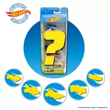 Hot Wheels Pack de 5 sortido, conjunto de veículos, 3 ano(s), várias cores