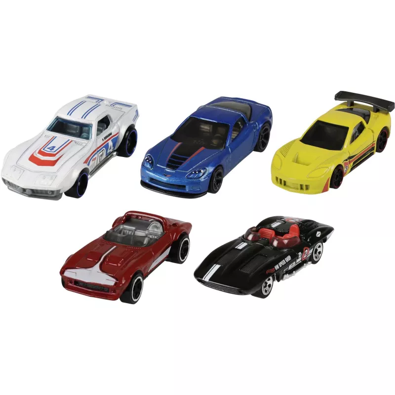 Hot Wheels Pack de 5 sortido, conjunto de veículos, 3 ano(s), várias cores
