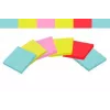 Papel de notas 3M 655-6SS-MIA retangular azul, rosa, vermelho, amarelo autoadesivo