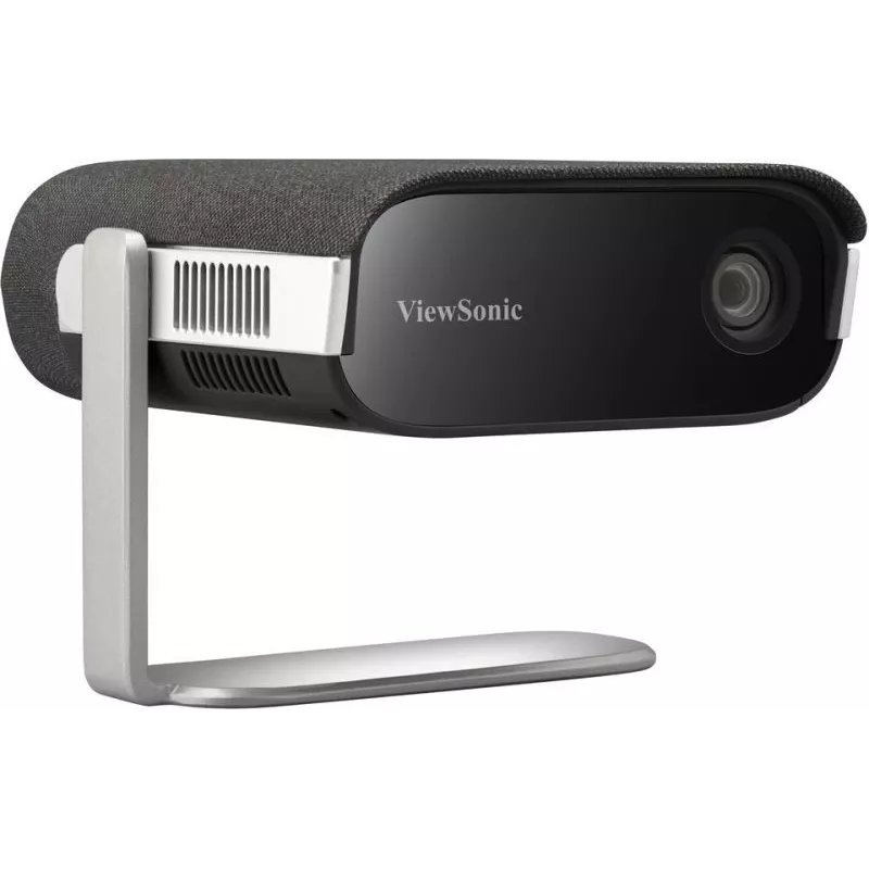Viewsonic M1XE Projetor de dados de curta distância LED WVGA (854x480) Preto, Prateado