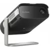 Viewsonic M1XE Projetor de dados de curta distância LED WVGA (854x480) Preto, Prateado
