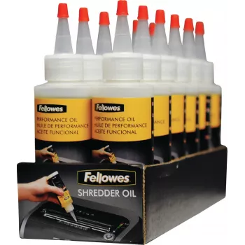 Fellowes Óleo para destruidora de documentos 120 ml, óleo lubrificante, 0,12 L, Multicolor, 44,5 mm, 44,5 mm, 161,9 mm