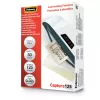Fellowes Glossy 125 Micron Bolsas de plastificação de cartões - 54x86mm, brilhante, transparente, 0,125 mm, 86 mm, 1 mm, 54 mm