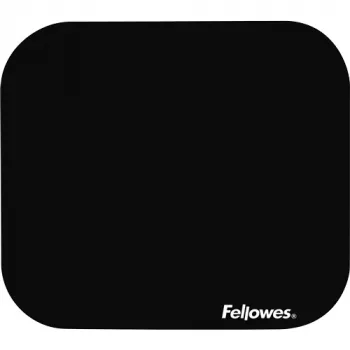 Fellowes Tapete de rato Premium - Preto, Preto, Monocromático, Poliéster, Borracha