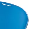 Fellowes Tapete de rato com apoio de pulso - Tapete de rato Crystals Gel com base de borracha antiderrapante - Tapete de rato ergonómico para computador, portátil, escritório em casa – Compatível com ratos laser e óticos – Azul