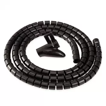 Fellowes CableZip - Preto, Organizador de cabos, Secretária, Preto