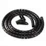 Fellowes CableZip - Preto, Organizador de cabos, Secretária, Preto