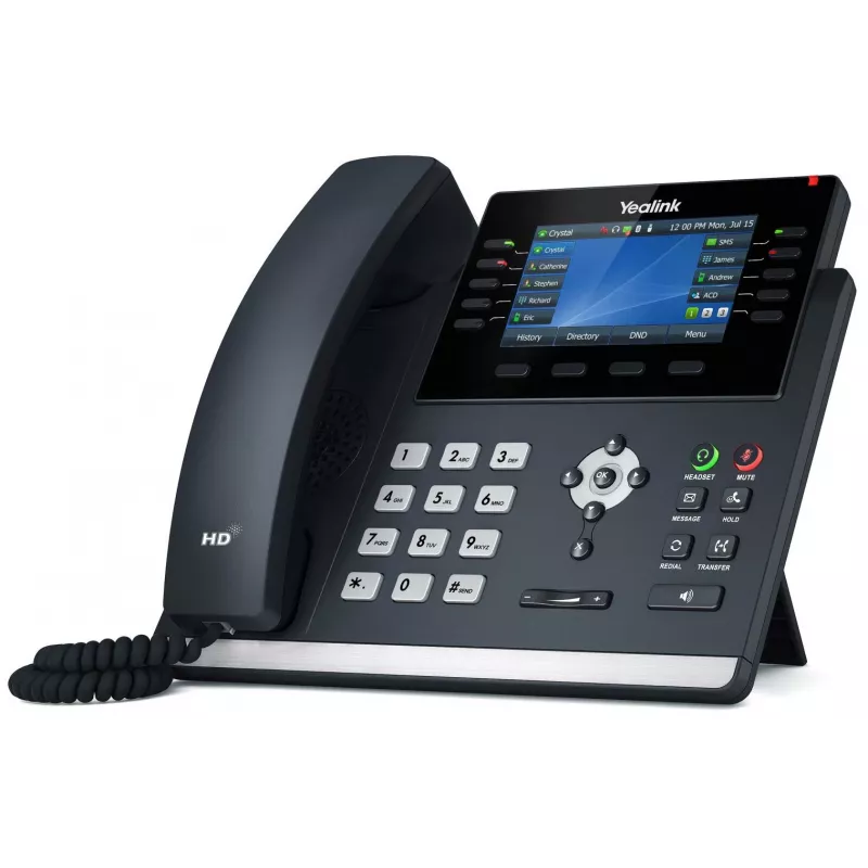 Yealink SIP-T46U Telefone IP Cinzento LCD Wi-Fi
