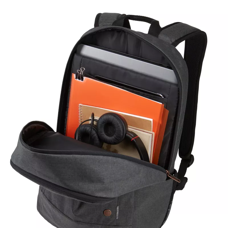 Case Logic Era ERABP-116 Obsidian mochila preta de poliéster