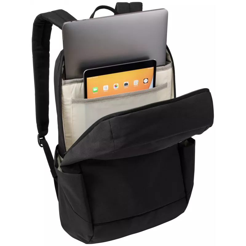 Thule Lithos TLBP216 – preto mochila casual poliéster
