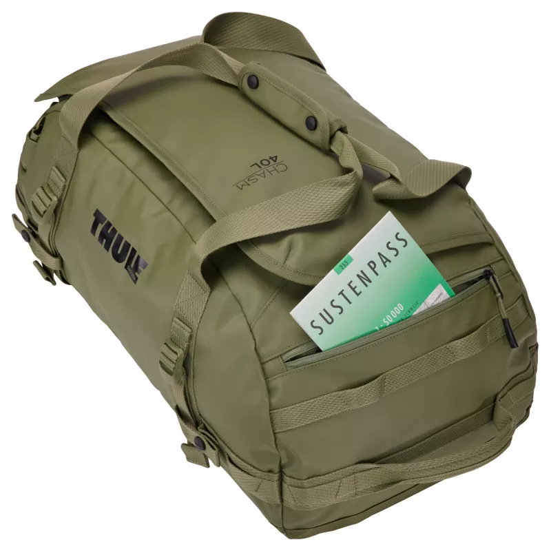 Saco de viagem Thule Chasm TDSD302 Olivine 40 L Poliéster Verde-oliva