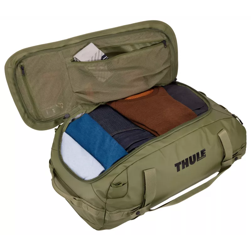 Saco de viagem Thule Chasm TDSD303 Olivine 70 L Poliéster Verde-oliva
