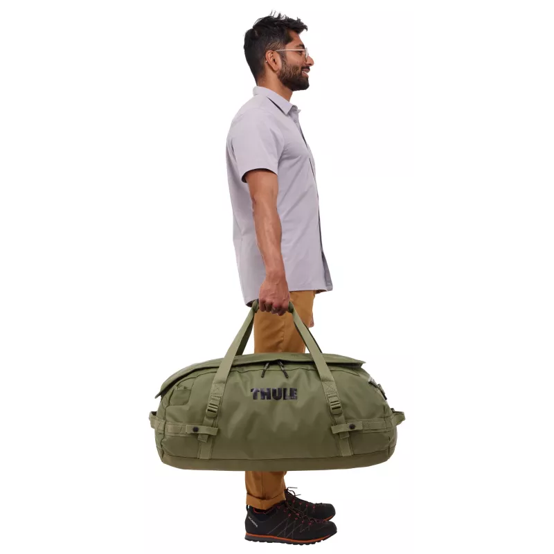 Saco de viagem Thule Chasm TDSD303 Olivine 70 L Poliéster Verde-oliva