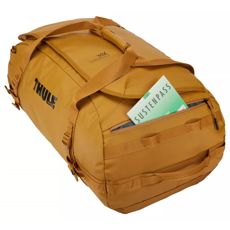 Saco de viagem Thule Chasm TDSD303 Golden Brown 70 L Poliéster