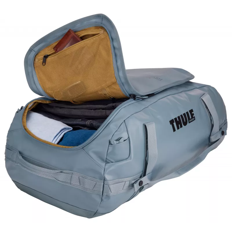 Saco de viagem Thule Chasm TDSD303 Pond Gray 70 L Poliéster Cinzento