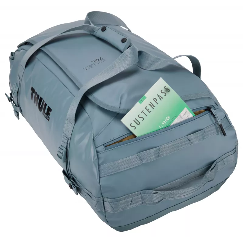 Saco de viagem Thule Chasm TDSD303 Pond Gray 70 L Poliéster Cinzento