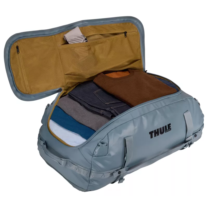 Saco de viagem Thule Chasm TDSD304 Pond Gray 90 L Poliéster Cinzento
