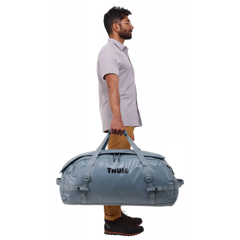 Saco de viagem Thule Chasm TDSD304 Pond Gray 90 L Poliéster Cinzento