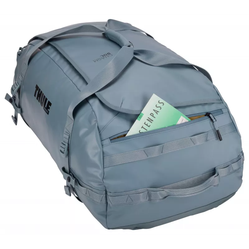 Saco de viagem Thule Chasm TDSD304 Pond Gray 90 L Poliéster Cinzento