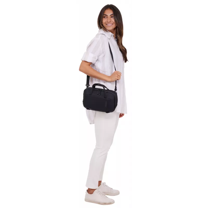 Bolsa crossbody unissexo Thule Subterra 2 TSCB405 Preto Poliéster