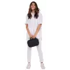 Bolsa crossbody unissexo Thule Subterra 2 TSCB405 Preto Poliéster