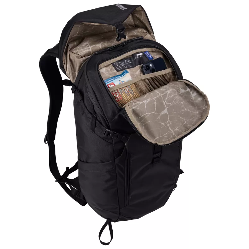 Thule Alltrail TADP225 preto mochila de viagem poliéster
