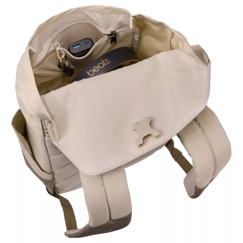 Thule Lithos TLBP213 Pelican mochila casual castanho, creme poliéster