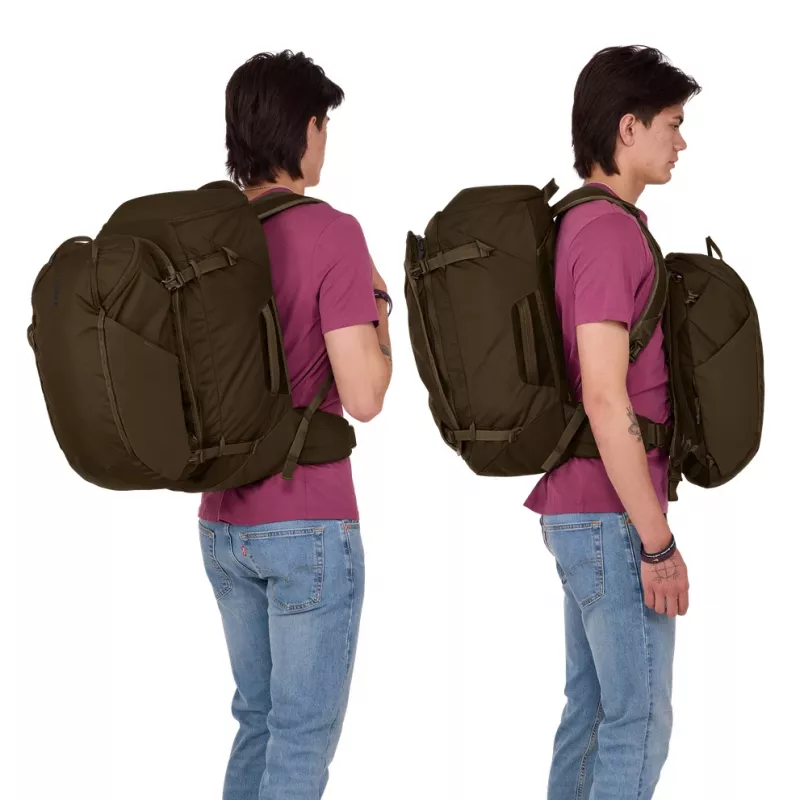 Thule TLPM260 Deep Khaki mochila de viagem poliéster