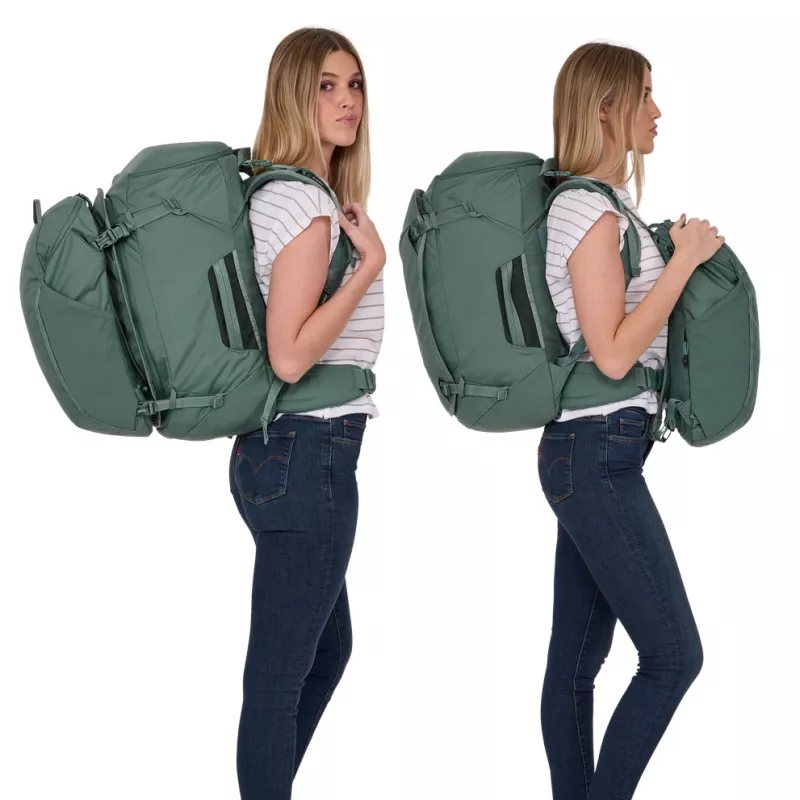 Thule TLPF260 Hazy verde mochila de viagem poliéster