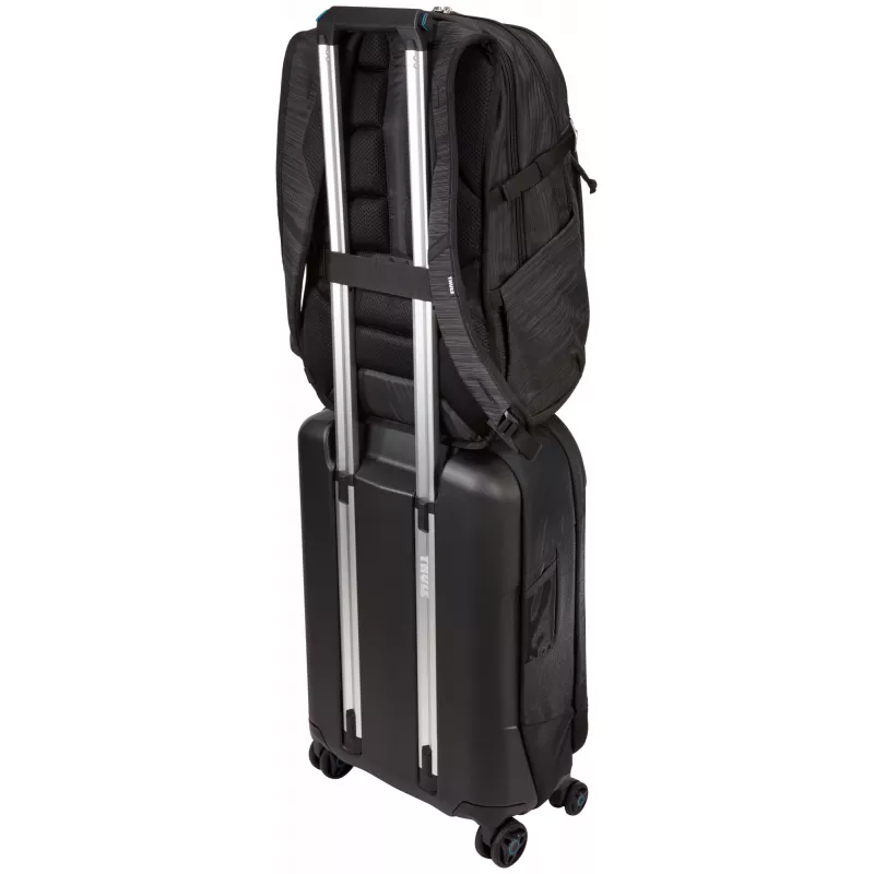 Mochila para portátil Thule Construct 28L — preta, capacidade de 28 L, compartimento acolchoado para portátil