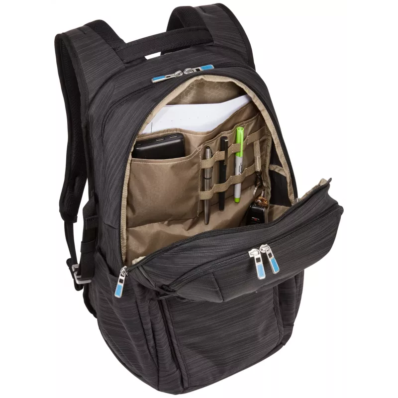 Mochila para portátil Thule Construct 28L — preta, capacidade de 28 L, compartimento acolchoado para portátil