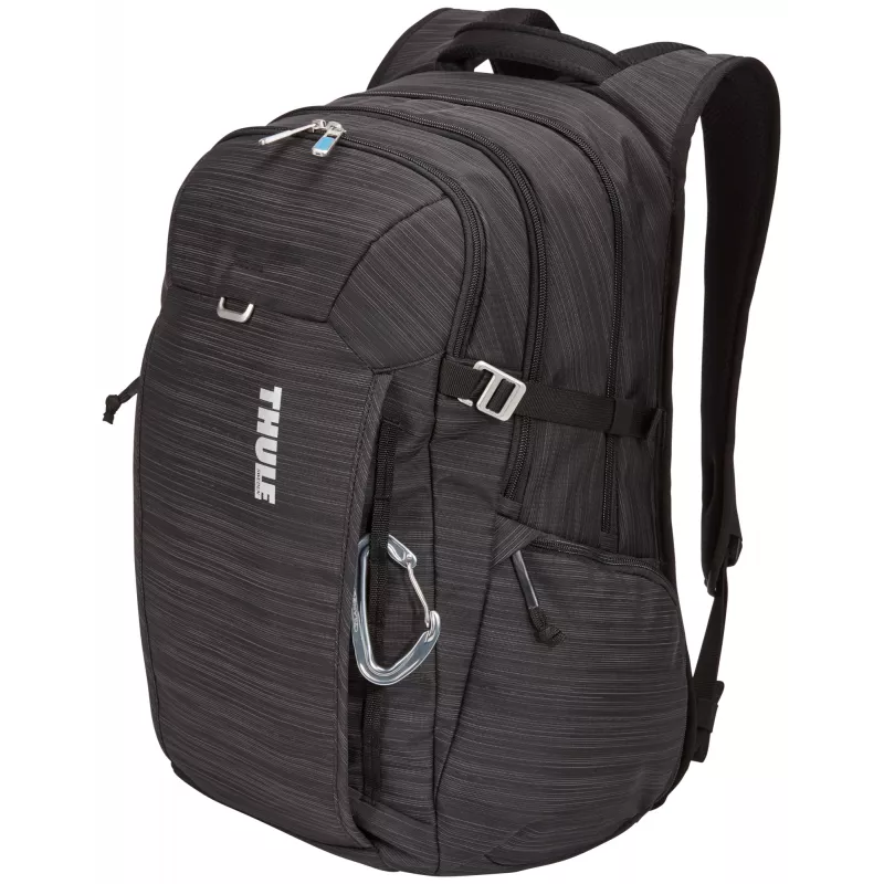 Mochila para portátil Thule Construct 28L — preta, capacidade de 28 L, compartimento acolchoado para portátil