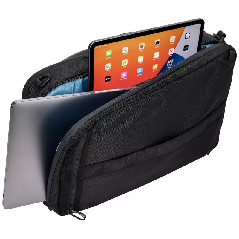 Thule Accent Convertible 17L mochila – preta, volume de 17 L, opções de transporte convertíveis