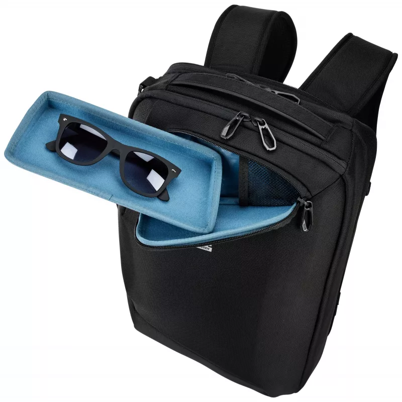 Thule Accent Convertible 17L mochila – preta, volume de 17 L, opções de transporte convertíveis