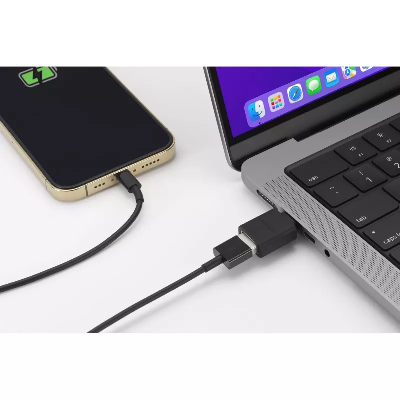 Kensington CA1010 adaptador USB-C para USB-A M/F, USB-C, USB-A, Preto