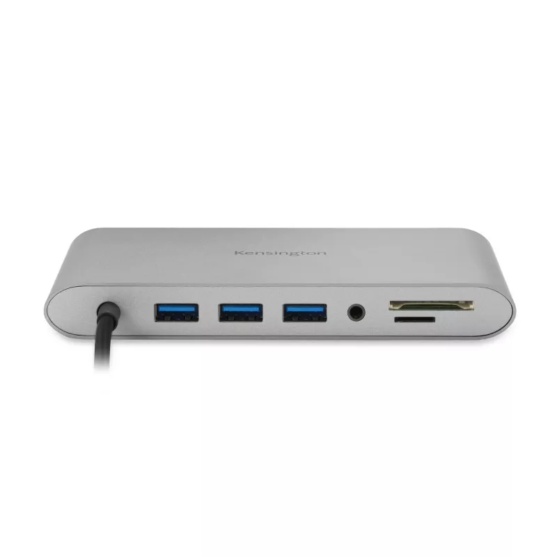 Kensington UH1440P dock móvel USB-C 5Gbps vídeo duplo sem drivers – 85W Pass-Through Power – DP/HDMI/VGA