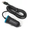 Kensington PowerBolt™ 2.4 carregador de automóvel – Preto, automóvel, isqueiro, 1 m, Preto