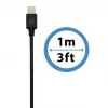 Kensington PowerBolt™ 2.4 carregador de automóvel – Preto, automóvel, isqueiro, 1 m, Preto