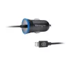 Kensington PowerBolt™ 2.4 carregador de automóvel – Preto, automóvel, isqueiro, 1 m, Preto
