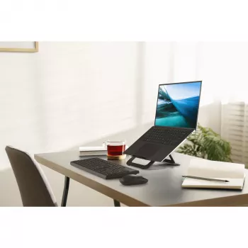 Kensington EQ suporte para portátil ajustável em alumínio, suporte para portátil, Preto, Alumínio, 25,4 cm (10
