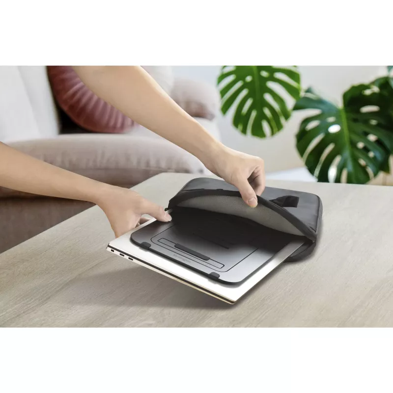 Kensington EQ suporte para portátil ajustável em alumínio, suporte para portátil, Preto, Alumínio, 25,4 cm (10