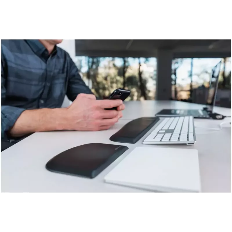 Apoio de pulso para teclado fino Kensington ErgoSoft K52800WW