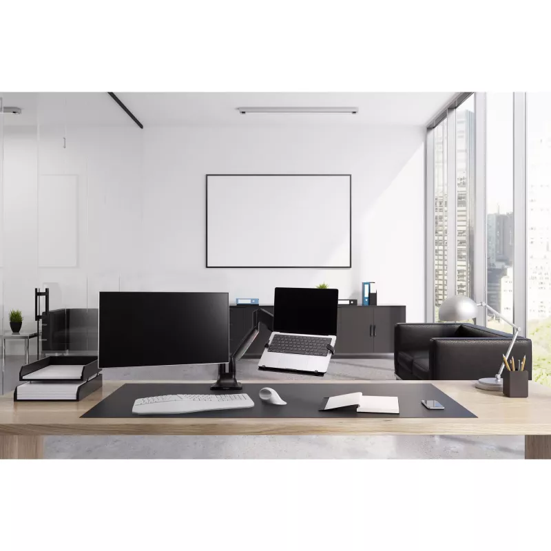 Kensington suporte universal para portátil para braços de monitor, 4,5 kg, Preto