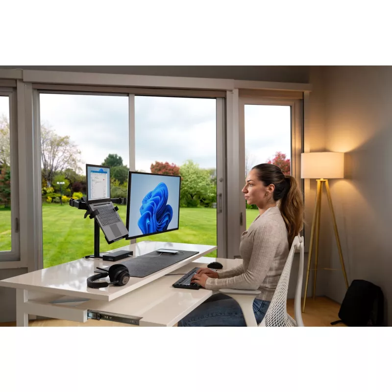 Kensington suporte universal para portátil para braços de monitor, 4,5 kg, Preto