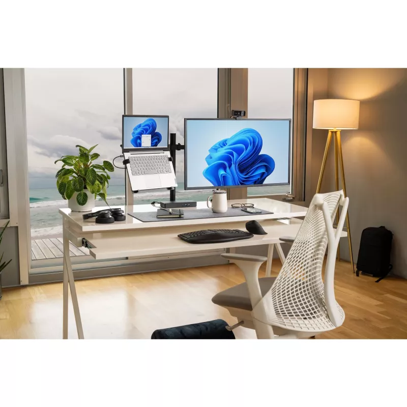 Kensington suporte universal para portátil para braços de monitor, 4,5 kg, Preto