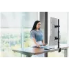 Kensington braço de monitor duplo vertical empilhado com fixação por grampo capacidade 9 kg